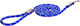 Rogz Rope Klassische Leine M Blau