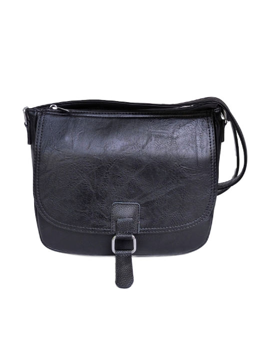 Leather Women's Bag Shoulder Black