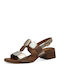 Leather Sandals Silver