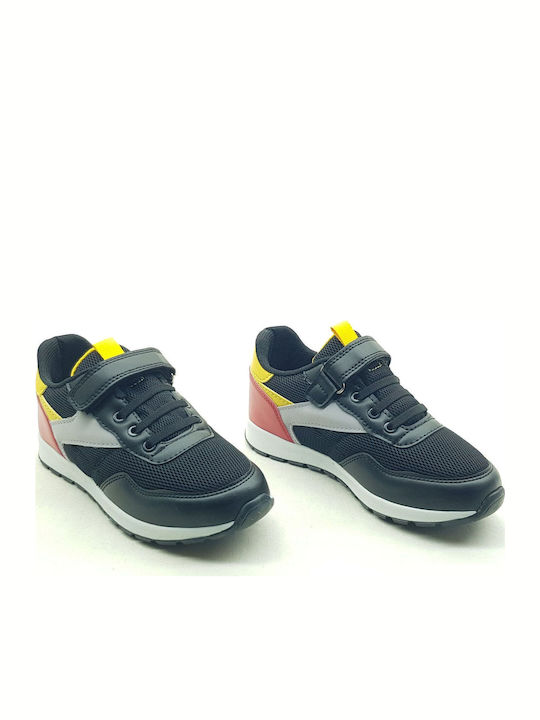 minican Παιδικά Sneakers Ανατομικά Μαύρα