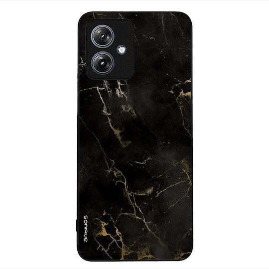 Sonique Marble Serie Hülle für Motorola Moto G54 5G Moto G54 5G Power Schwarz 01