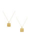 Art d or Charm Amulet Constantine from Gold 9 K