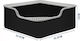 ForHome Katzentoilette Schwarz L32.5 x B32.5 x H13cm
