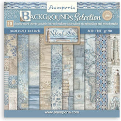 Hârtie pentru scrapbooking 10 buc 20,3×20,3cm S...
