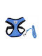 Value Imports Dog Harness Paw Leash Medium 27cm Neck 30-40cm Chest Blue