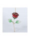 Ornament suspendat Floare Roz 8.8x12.1buc