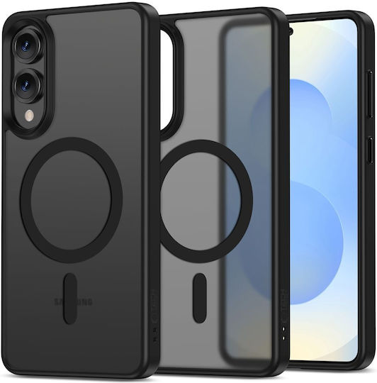 Tech-Protect Magmat Back Cover Silicone / Plastic Black (Galaxy S25 Edge)