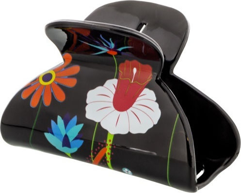 Large Hair Clip Jardin Fleuri Pylones