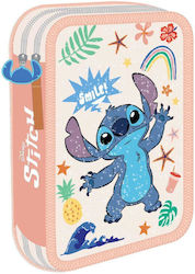 Διακάκης Lilo And Stitch Κασετίνα Γεμάτη Ροζ
