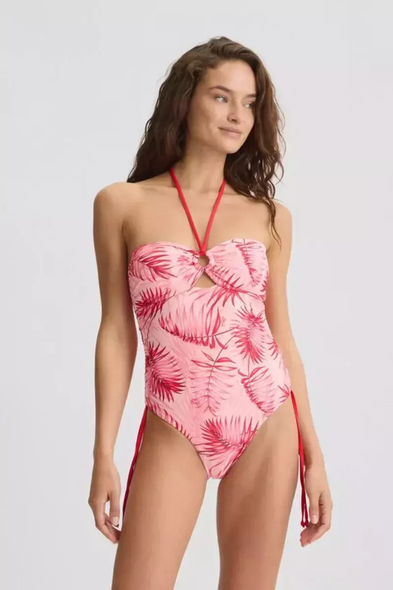 ワンピース水着 LIU JO Woman Swimsuit Pink VA5136J6448 M9150 LIU JO: Swimsuit woman - Pink | Liu Jo swimsuit VA5136J6448