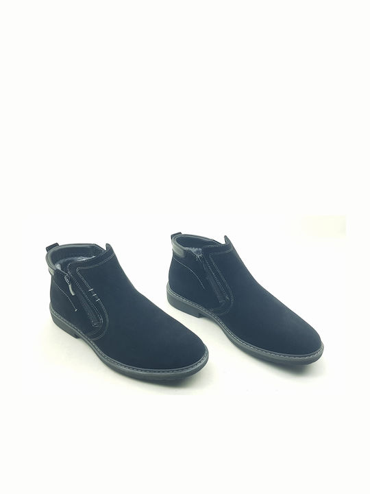 Rocket Men Μποτάκια Casual Μαύρα WB4239-1
