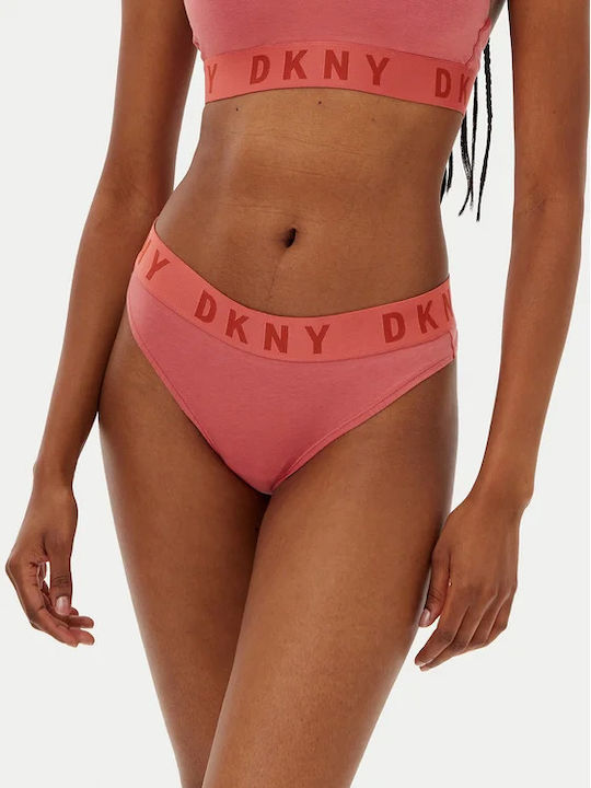 DKNY Βαμβακερό Γυναικείο String Σάπιο Μήλο