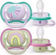 Philips Ultra Air Pacifiers Silicone Purple / O...