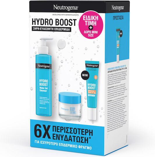 Neutrogena Hydro Boost Hautpflegeset für Feuchtigkeitsspendend 3Stück