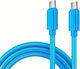 Panora USB 2.0 Cable USB-C male - USB-C Μπλε 1m 14234