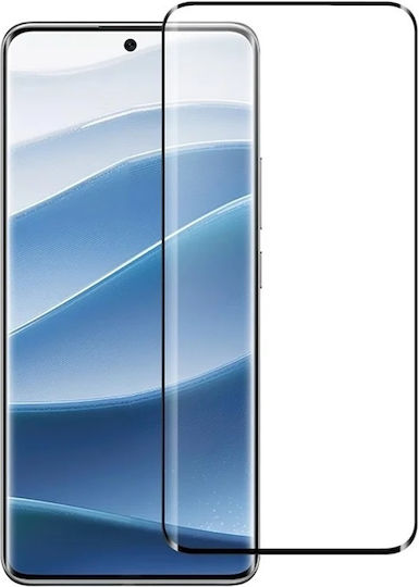 Tempered Glass Full Glue Xiaomi Redmi Note 14 Pro 5g 14 Pro Plus Poco X7 Μαύρο Πλαίσιο