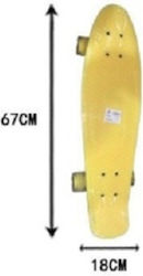 Skateboard Complete Shortboard Κίτρινο