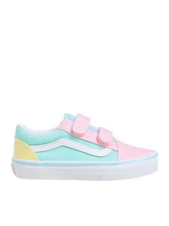 Vans Old Skool V Παιδικά Sneakers με Σκρατς Πολ...