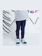Kinder Leggings Lang Dark Blue Jacqueline