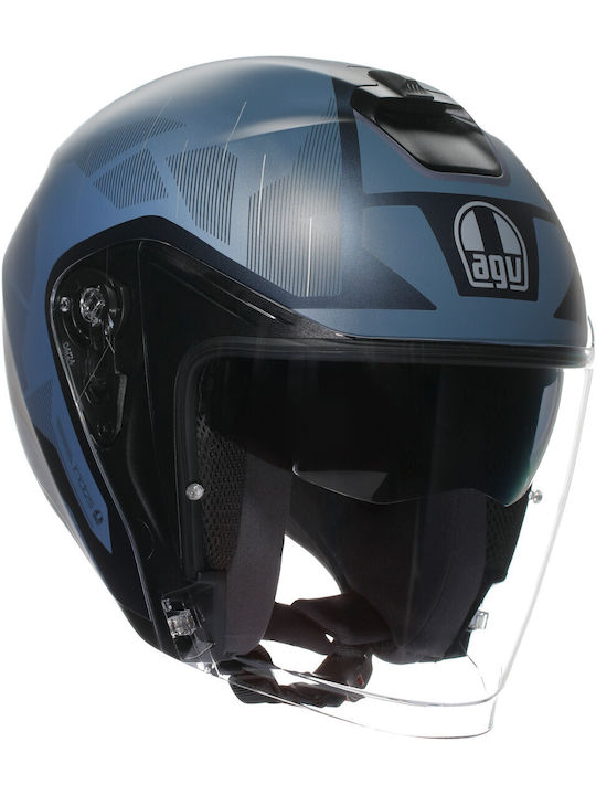 AGV Irides Trieste Matt Blue/Grey Motorcycle He...