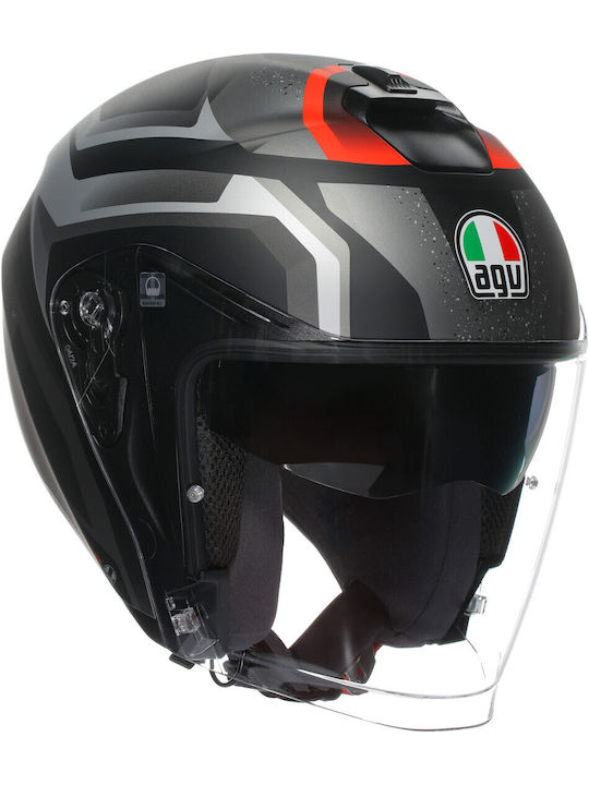 AGV Irides Zurigo Matt Black/Grey Motorcycle He...
