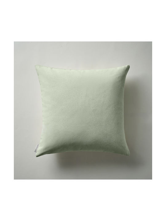 Gofis Home Decorative Pillow Case Everly From 100% Cotton Fresh Aqua 386 43x43cm