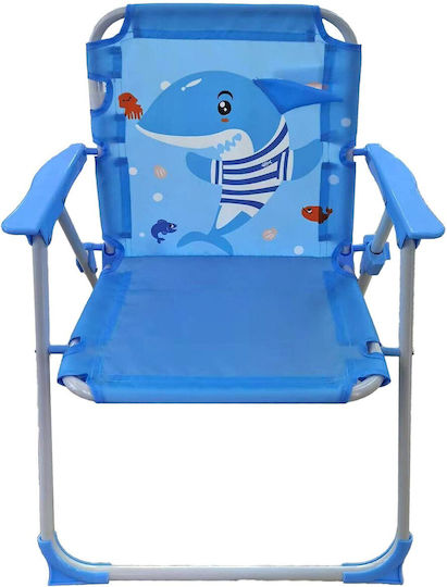 Stuhl Blau 39x37x50cm 1Stück