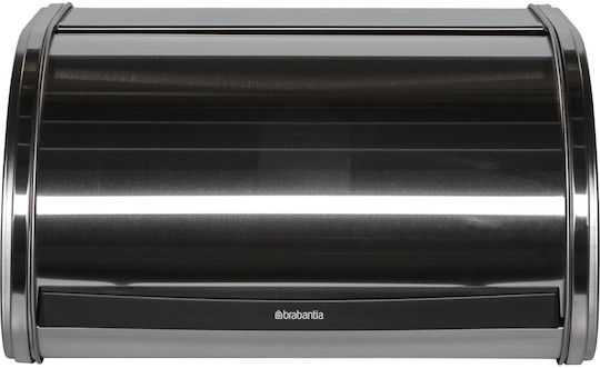 Brabantia Bread Box with Lid Inox Grey 31.5x26x17.3cm