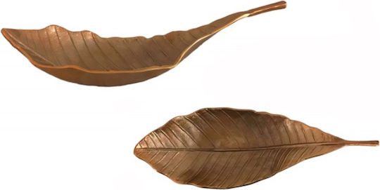 Decorative Metal Gold Platter 32x15x11cm Galifas 7970020 Galifas