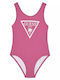 Guess Παιδικό Μαγιό Ολόσωμο Ματζέντα