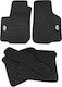 3Lines Set of Front and Rear Mats 5pcs for Seat Leon Volkswagen Up 2005 Black