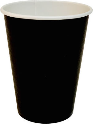 Einwegbecher Papier Schwarz 480ml 50Stück