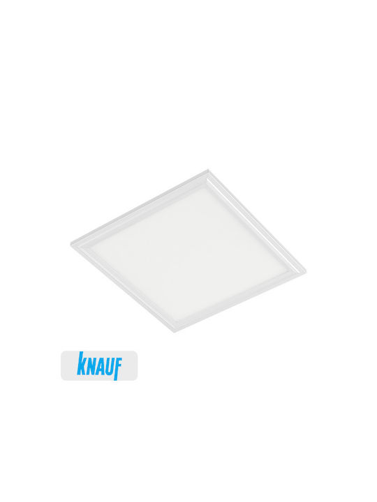 Elmark Квадрат Вграден LED Панел 40W с Студено бяло Светлина 6400К 59.5x59.5см.