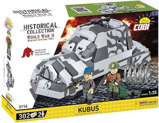 Cobi Blocks Armored Car Kubuś Warsaw Uprising 302pcs