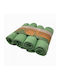 Smikkels Muslin Swaddle Wraps Green 30x30cm. 4pcs