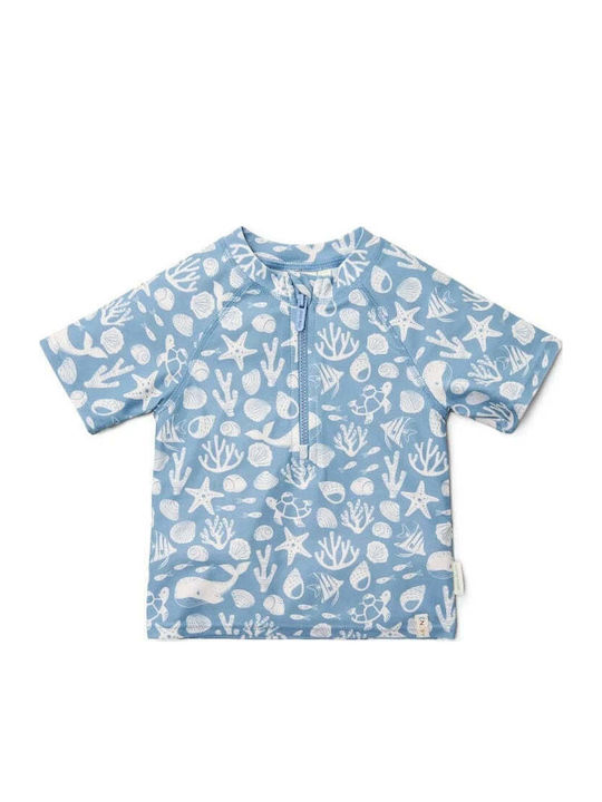 Little Dutch Sea Life Kids Swimwear Rashguard Ocean Blue