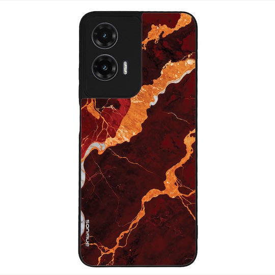 Sonique Marble Series Case for Motorola Moto G35 5G Red