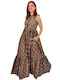 Summer Maxi Shirt Dress Green