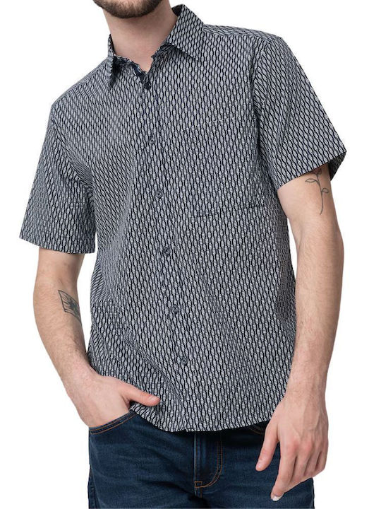 Kurzärmlig Hemd Black