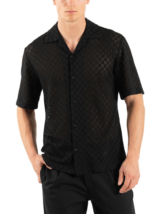 Vittorio Artist Langärmlig Hemd Black