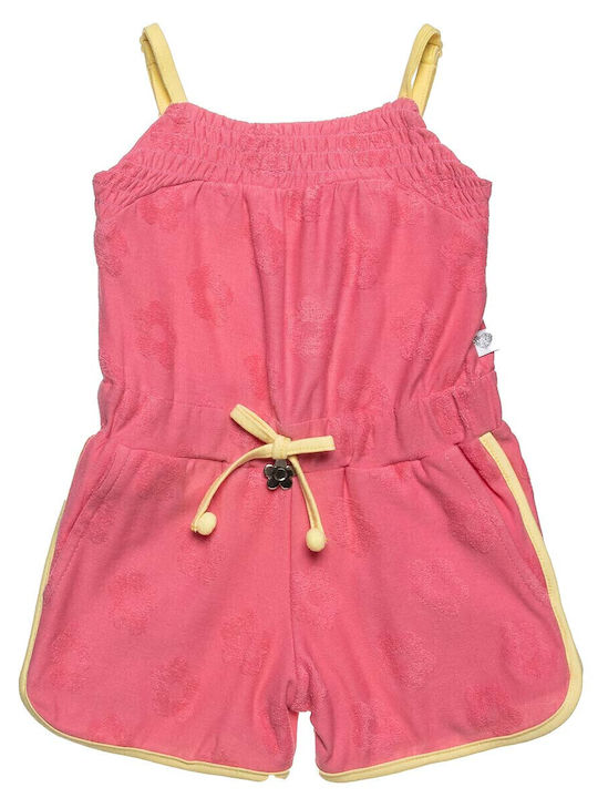 Șort/Salopetă Copii Întreg din Material Textil Roz