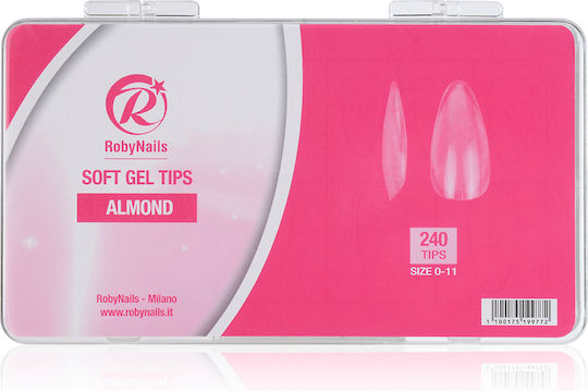 Roby Nails Nagelspitzen Transparent 240Stück