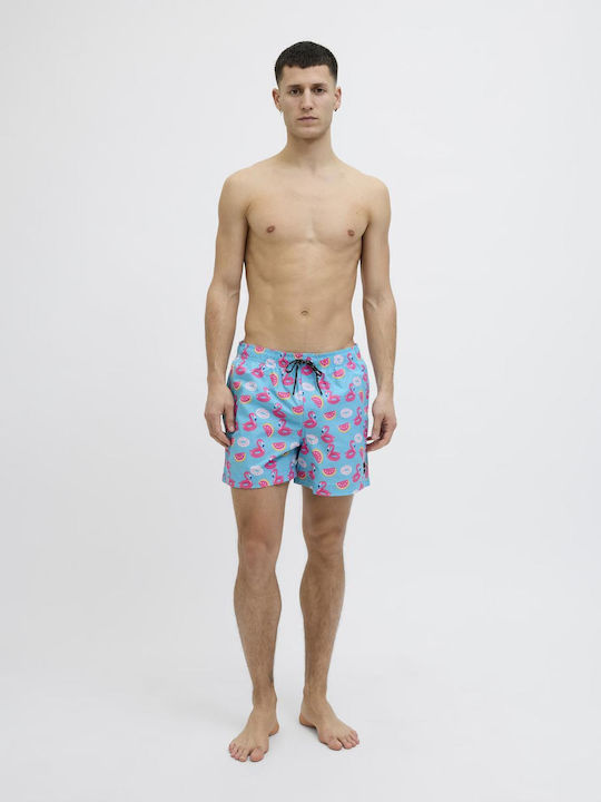 Jack & Jones Ανδρικό Μαγιό Σορτς Scuba Blue
