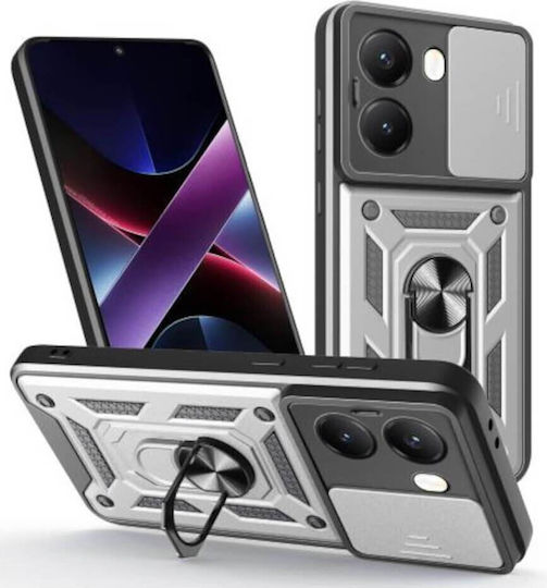 Bodycell Slide Cover Back Cover Metalic Argintiu (Poco X7 Pro)