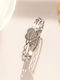 Women's Bracelet Handcuffs with Heart Design in Stainless Steel 6.5cm