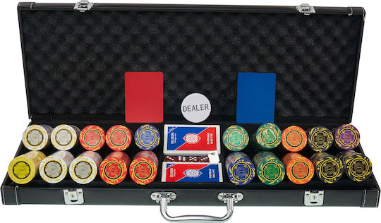 Pokeritems Σετ 500 Μάρκες Poker 14gr σε Βαλίτσα