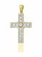 Metrongold Damen Gold Kreuz 18K