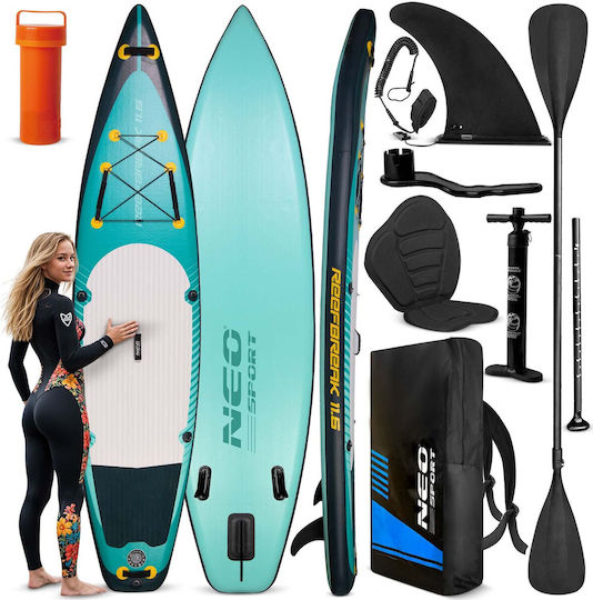 NEO Sport Reefbreak Inflatable SUP Board Length 3.5m Turquoise