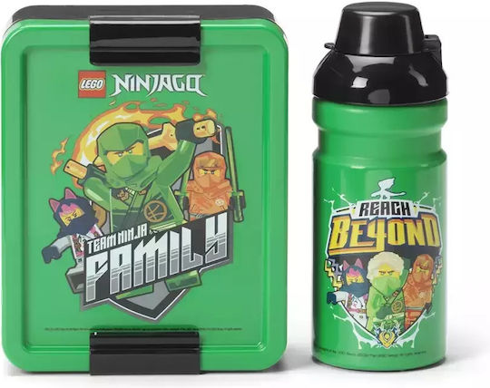 LEGO Ninjago Пластмасово детско сетче за храна Ninjago Зелен