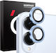 Samsung Galaxy S25 Edge 5G Northjo Camera Protection Rings Blue